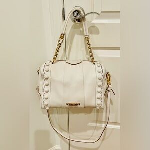 Moschino white speedy bag